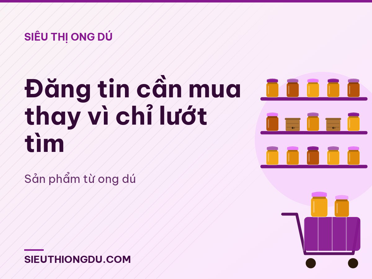 Đăng tin cần mua thay vì chỉ lướt tìm