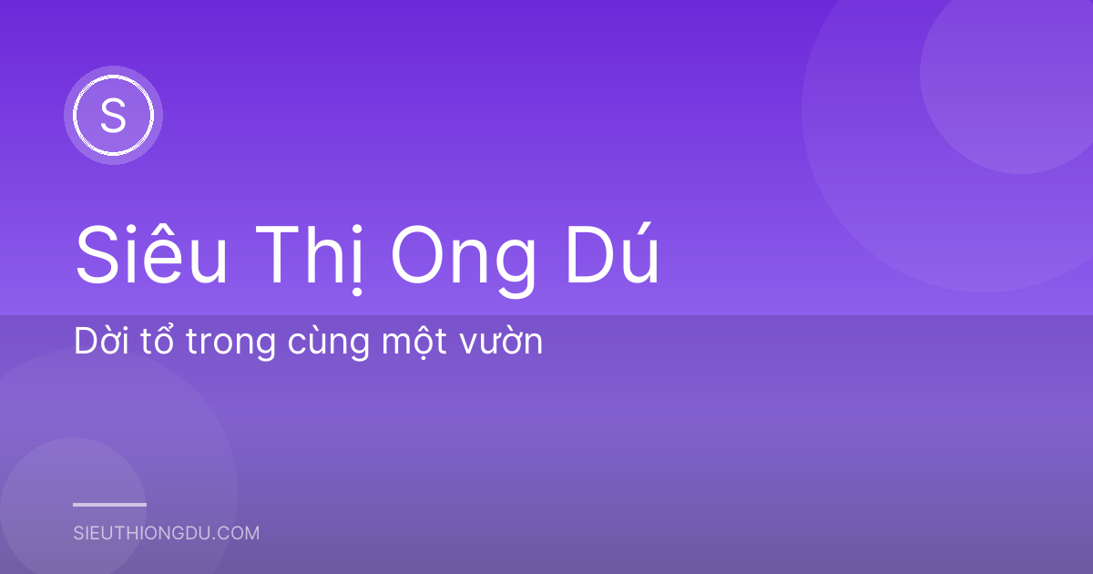 Dời tổ trong cùng một vườn